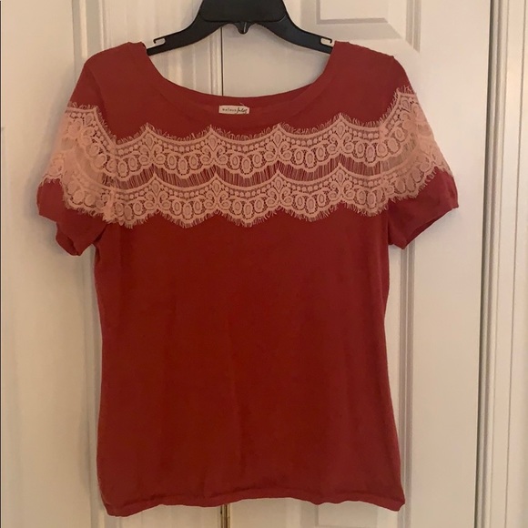 Maison Jules Tops - Maison Jules short sleeved sweater top size M